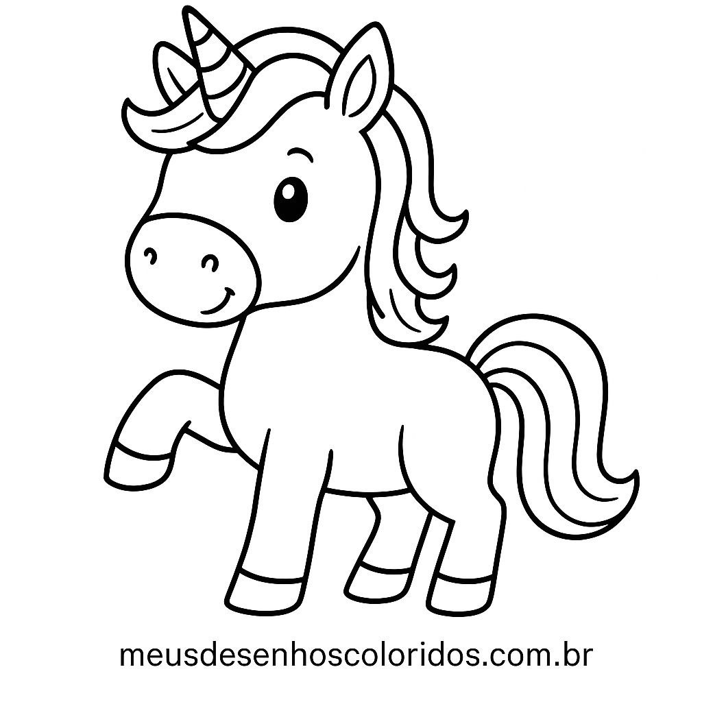 unicórnio para colorir
