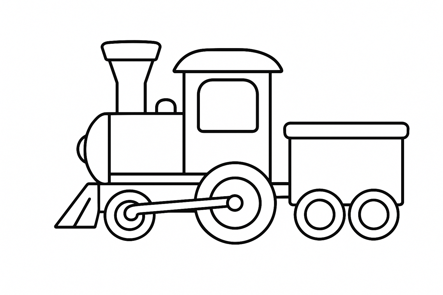 desenho de trenzinho para colorir