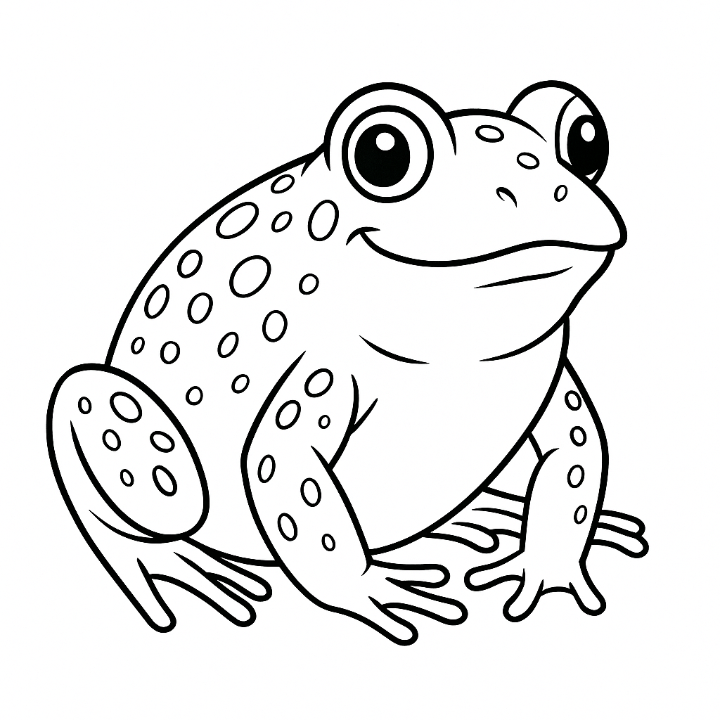 sapo cururu para colorir