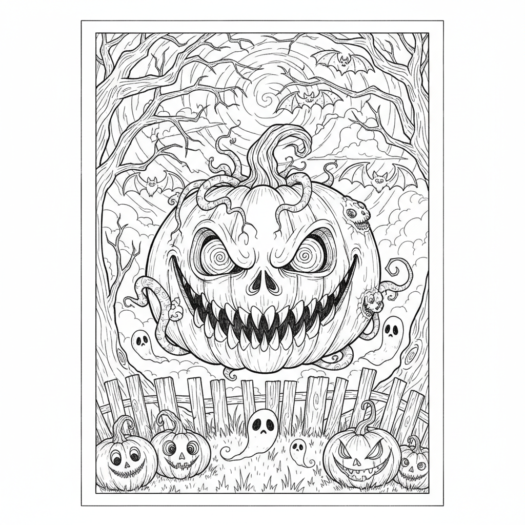 halloween para colorir