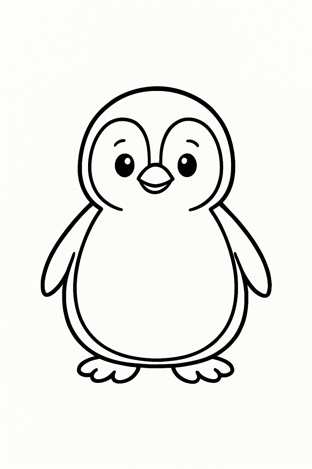 desenho de pinguim para colorir