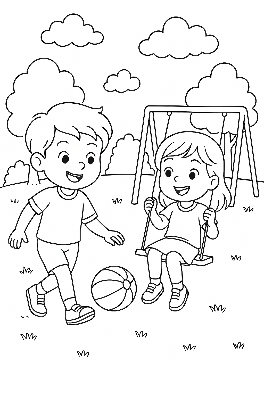 dia das crianças para colorir