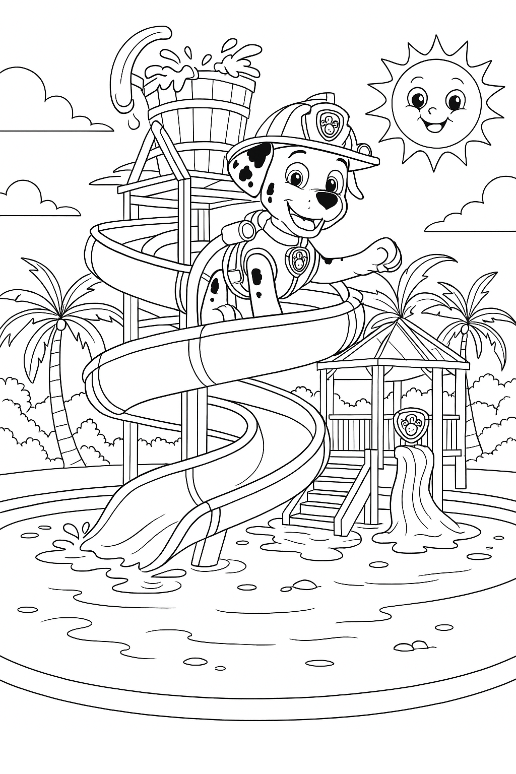 patrulha canina para colorir