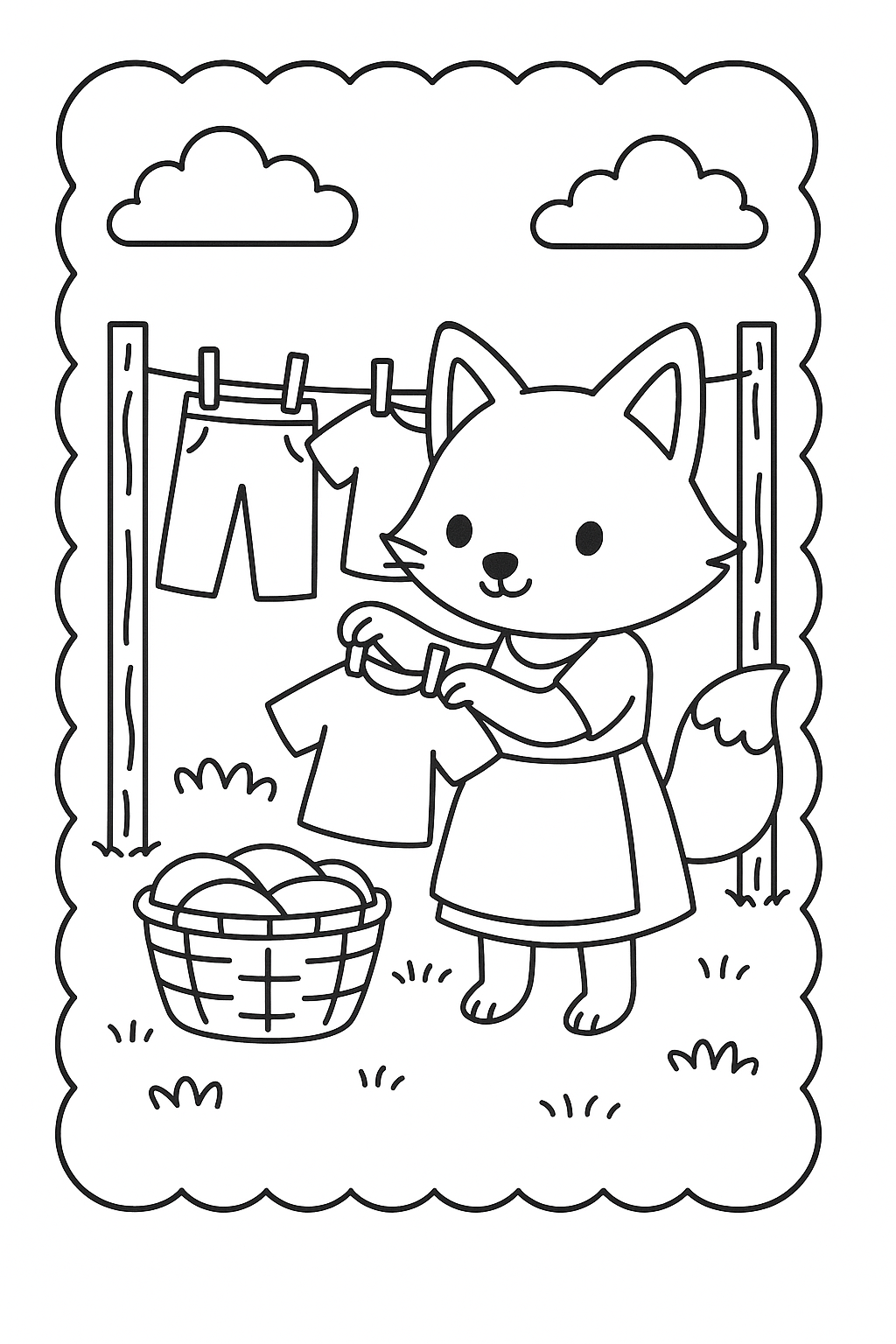 desenho estilo Bobbie Goods para colorir