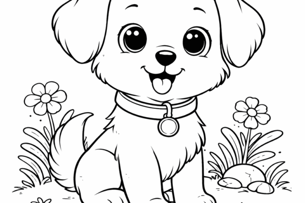 desenho de cachorrinho para colorir