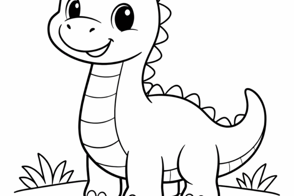 desenho de dinossauro para colorir