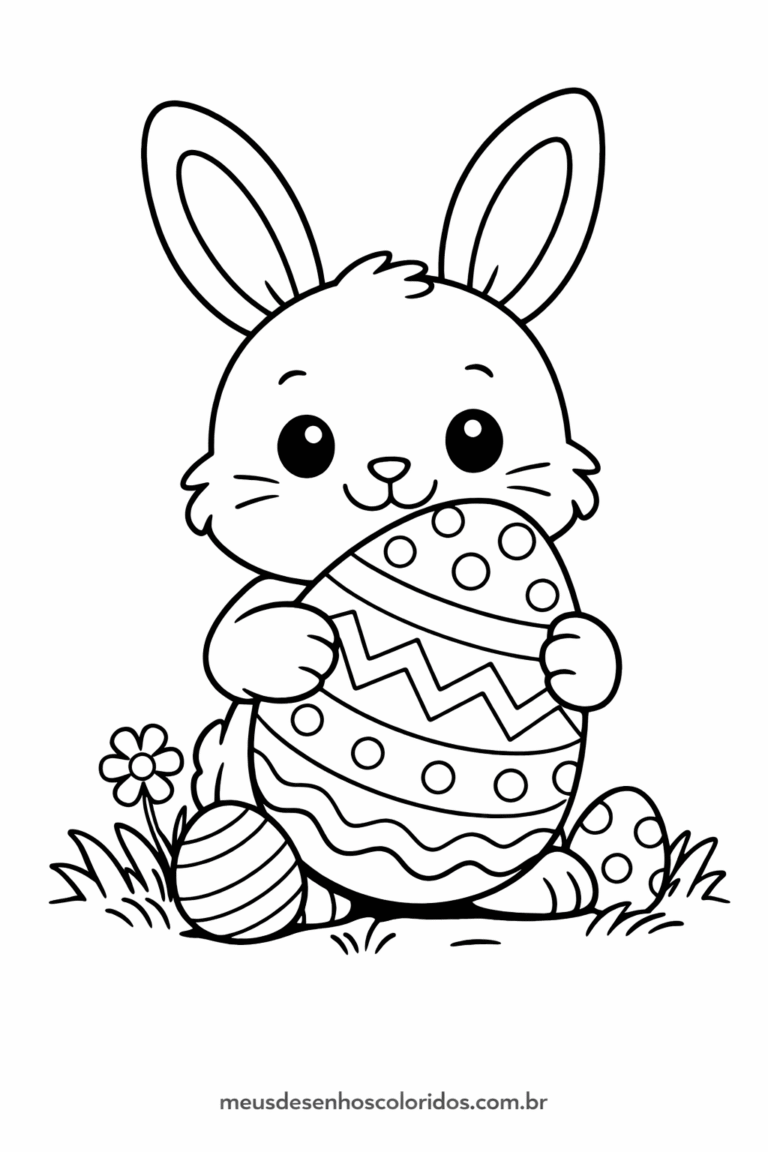 coelhinho para colorir