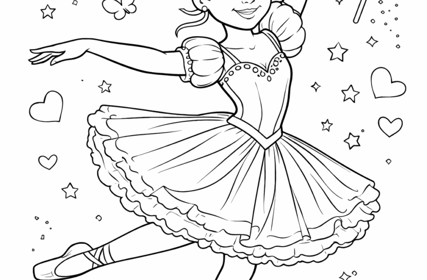 desenho de bailarina para colorir