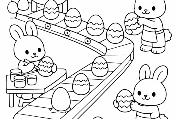 desenho de coelhinho da páscoa para colorir