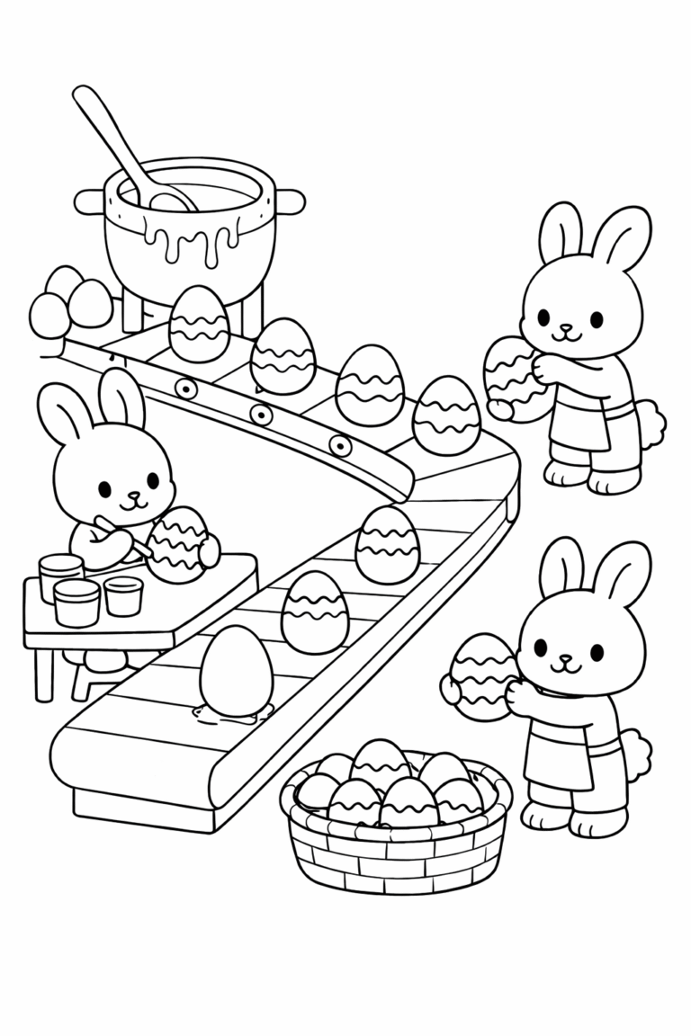 desenho de coelhinho da páscoa para colorir