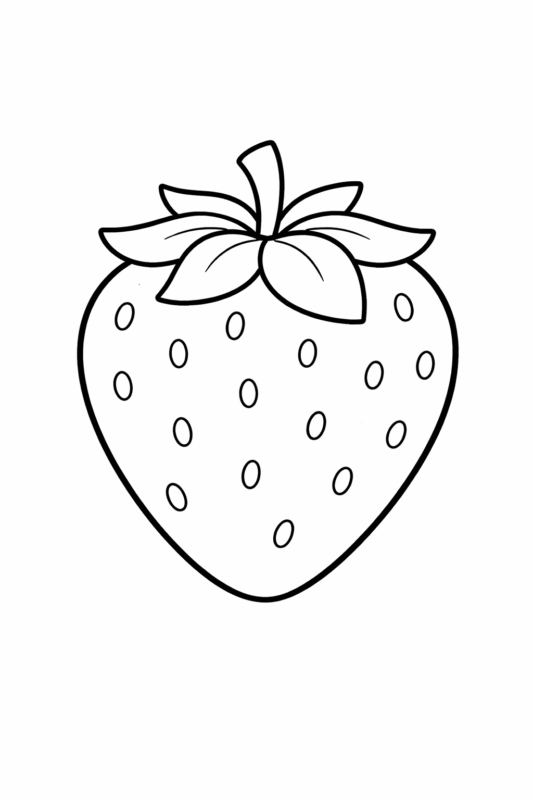 desenho-de-morango-para-colorir