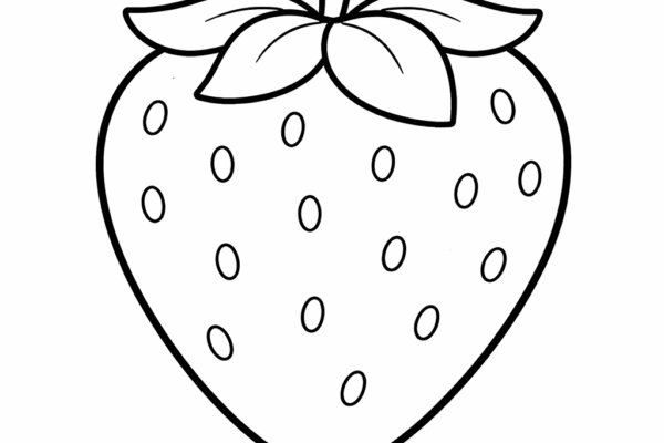 desenho-de-morango-para-colorir