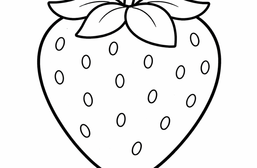 desenho-de-morango-para-colorir