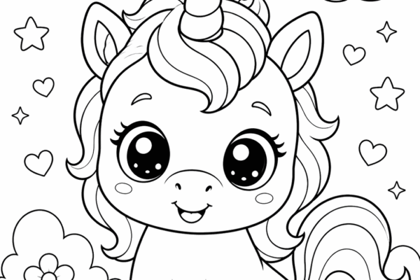 desenho de unicórnio grátis para colorir