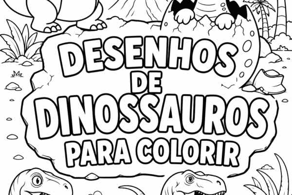 desenhos de dinossauro para colorir