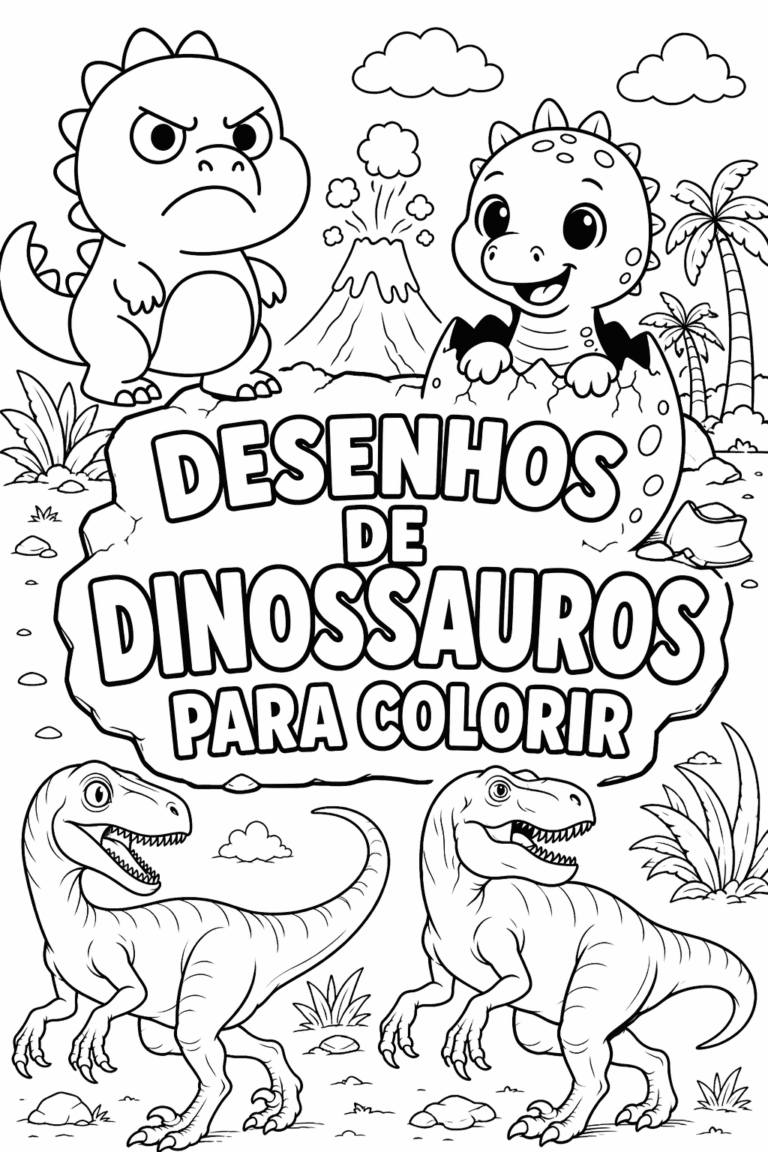 desenhos de dinossauro para colorir