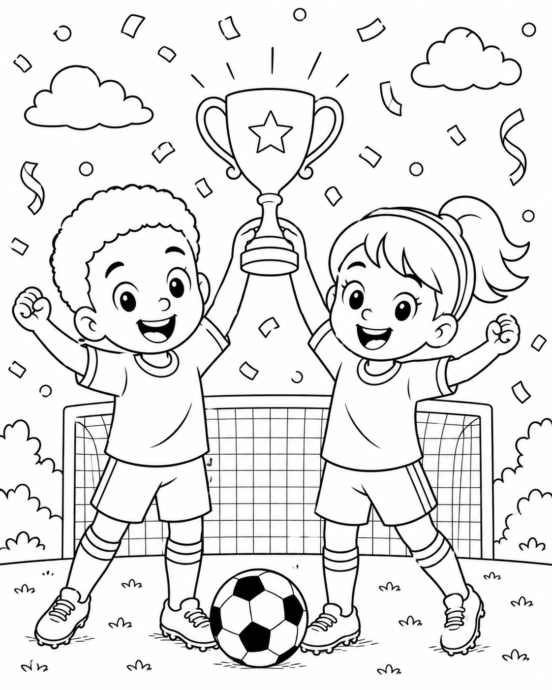 desenho de copa do mundo para colorir
