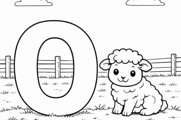 letra o para colorir