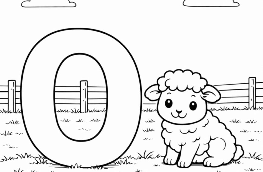 letra o para colorir