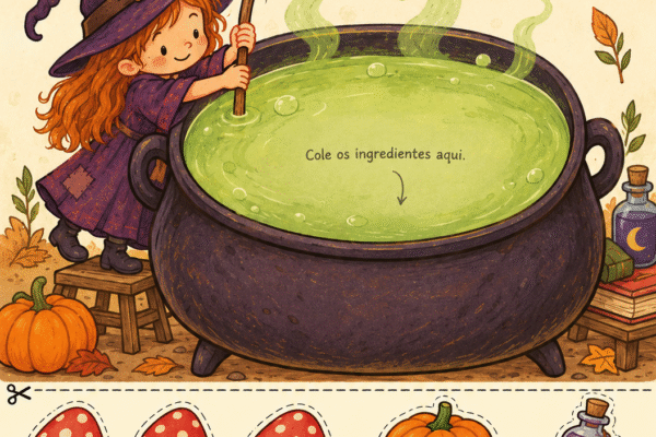 atividade de halloween de contagem