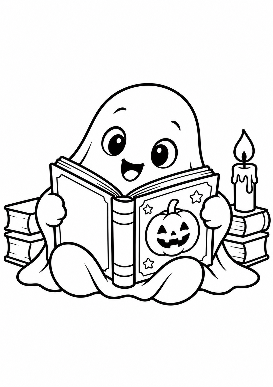 fantasminha fofo de halloween